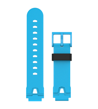 A blue watch strap with a buckle, designed for the XGO3 kids smartwatch.