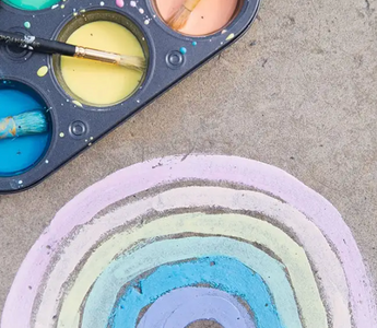 Creative Summer Fun: DIY Chalk Painting Project for Kids