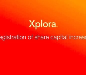 Xplora Technologies AS: Registration of share capital increase - Xplora US