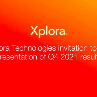 Xplora Technologies invitation to the presentation of Q4 2021 results - Xplora US