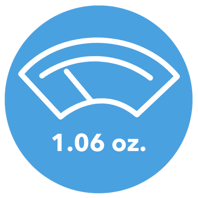  Icon of a weight scale with the text 