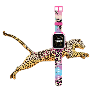 Pink Leopard Watch Strap (XGO3)