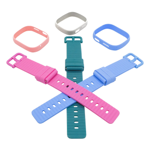 Package with many colorful straps for Xplora X6Play model. Harmony pack. Diffuse colors..